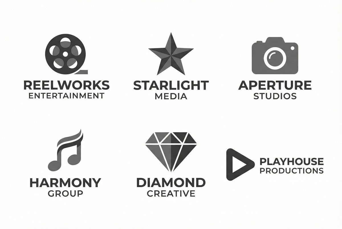 绅士漫画合作影视品牌Logo墙